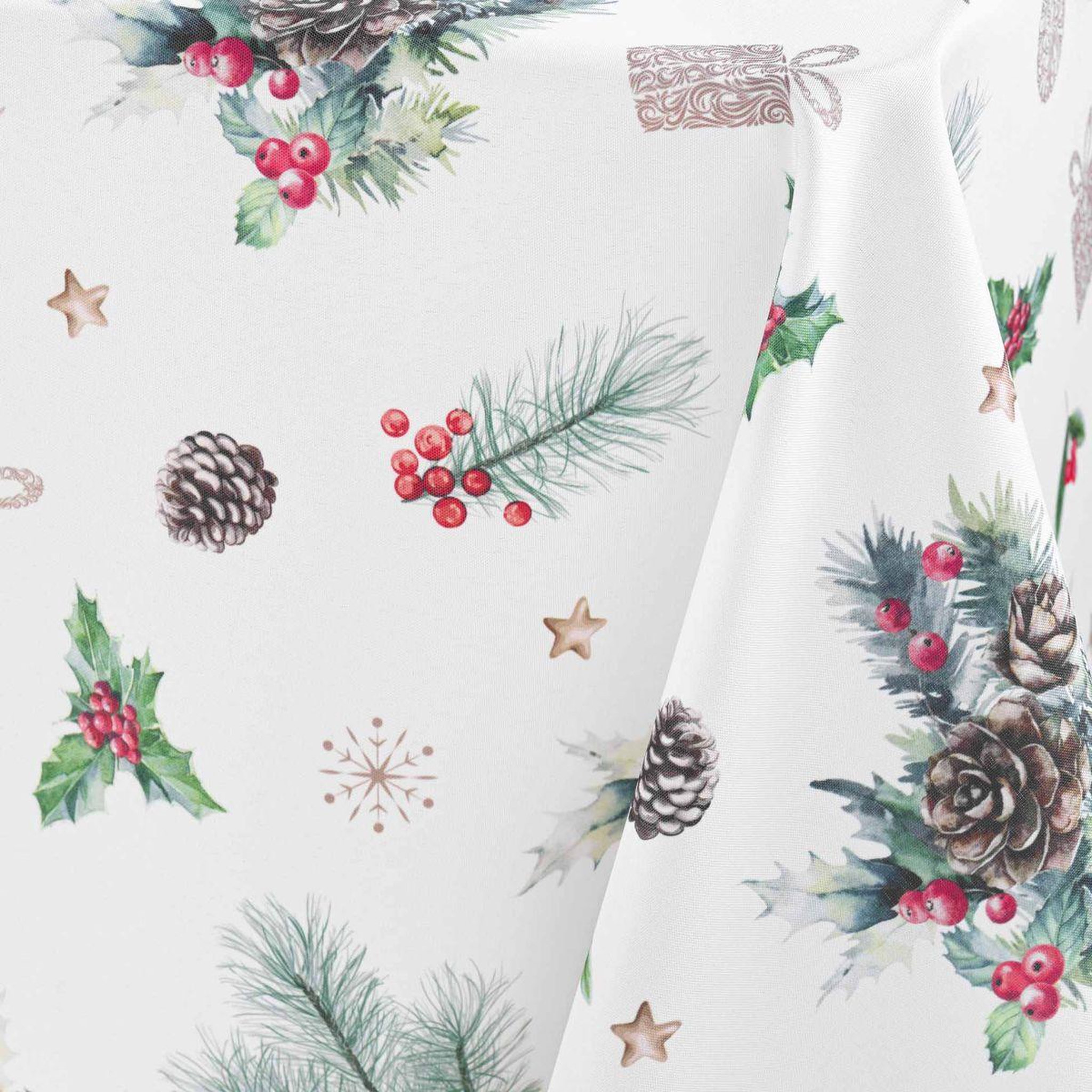 Voir la diapositive 3 : Douceur d'Intérieur Nappe antitache imprimé  hollystar  150x300cm multicolore