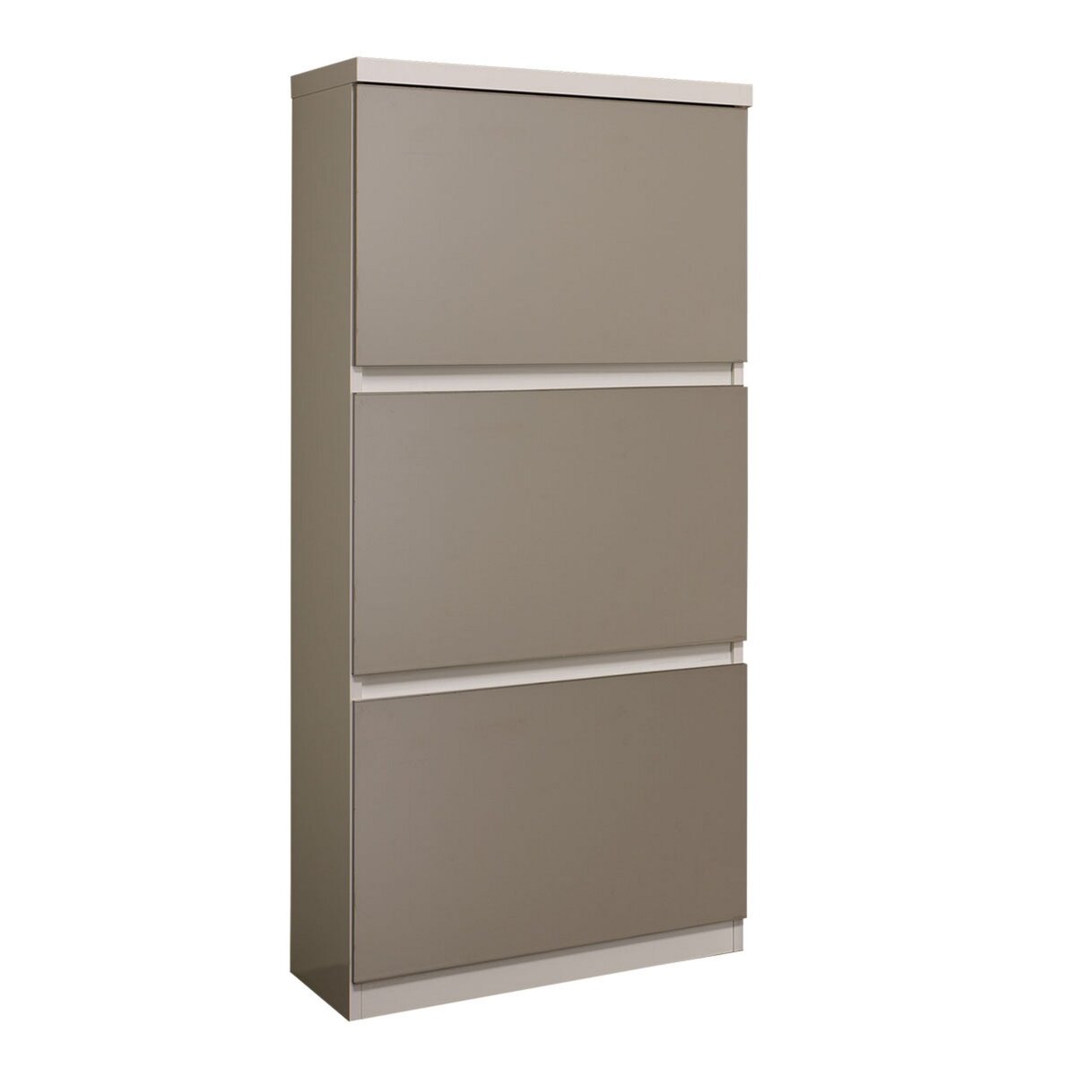 Colonne de rangement  3 portes GENOVA, bicolore