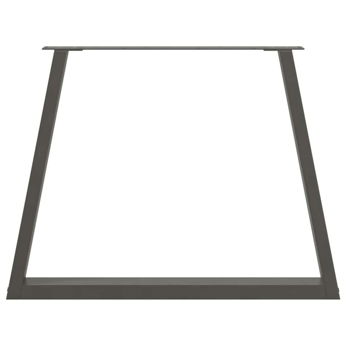 VIDAXL Pieds de table a manger forme de V 3 pcs 90x(72-73,3) cm acier