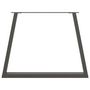 Voir la diapositive 5 : VIDAXL Pieds de table a manger forme de V 3 pcs 90x(72-73,3) cm acier