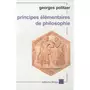 PRINCIPES ELEMENTAIRES DE PHILOSOPHIE, Politzer Georges