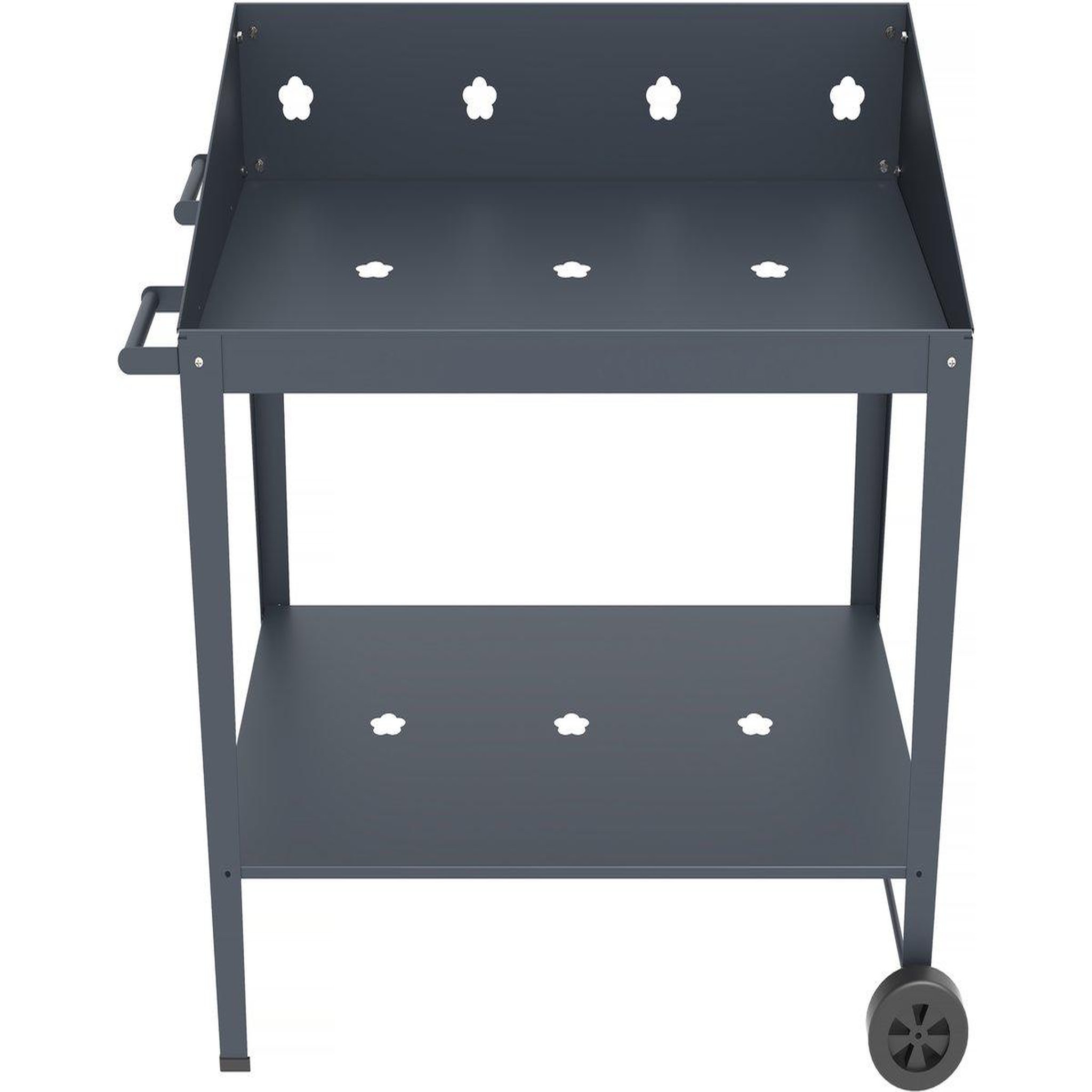 Voir la diapositive 2 : Habitat et Jardin Table de rempotage métal  Orchidée  - 90 x 55 x 90 cm - Gris