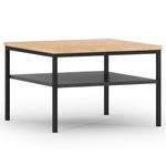 BEST MOBILIER Felicia - table basse - 60 cm. Coloris disponibles : Marron, Noir