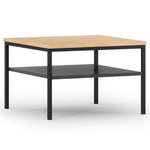 BEST MOBILIER Felicia - table basse - 60 cm. Coloris disponibles : Marron, Noir
