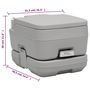 Voir la diapositive 6 : VIDAXL Ensemble de toilette support de lavage des mains reservoir eau