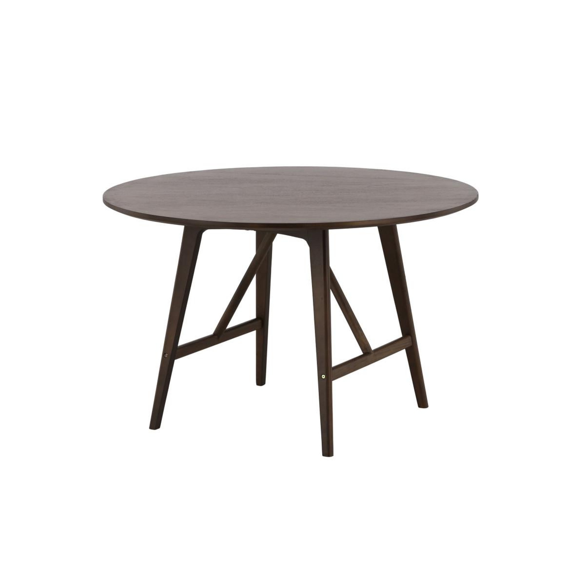 Voir la diapositive 5 : Paris Prix Table à manger ronde  kaseidon  100cm marron