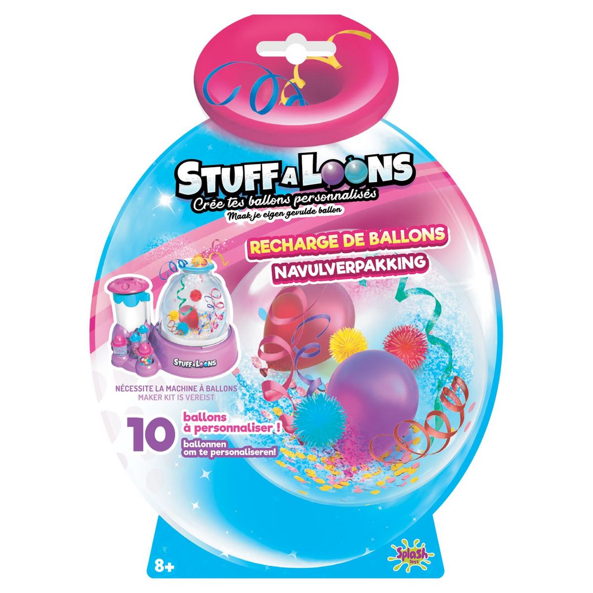 Recharge de 10 ballons Stuff à Loons