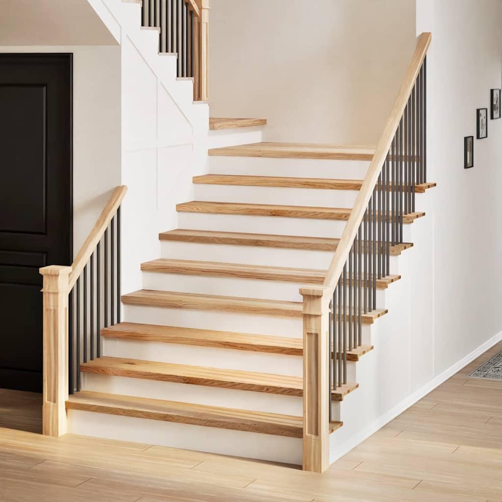 VIDAXL Marches d'escalier 16 pcs non traite bois de chene massif