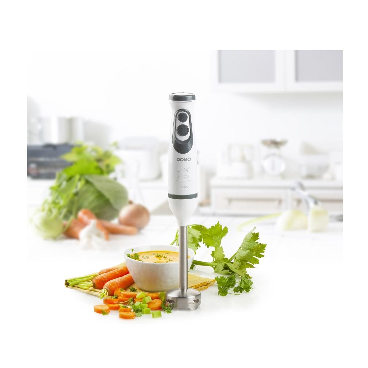 Domo Mixeur plongeant 600w blanc - DO1089M