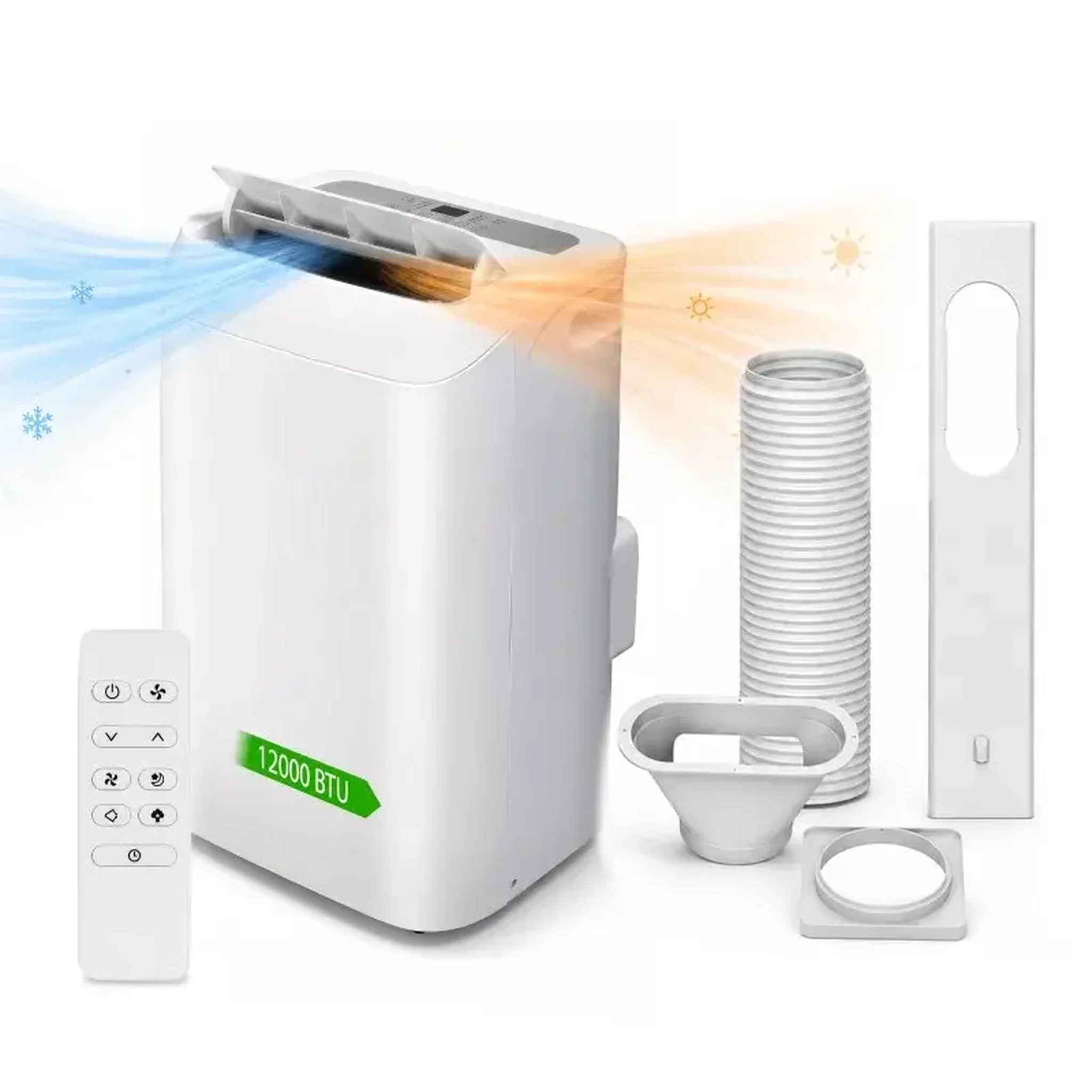 Climatiseur Mobile Réversible - 12000 Btu - Chaud & Froid