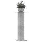 VIDAXL Supports pour plantes 2 pcs gris beton bois d'ingenierie
