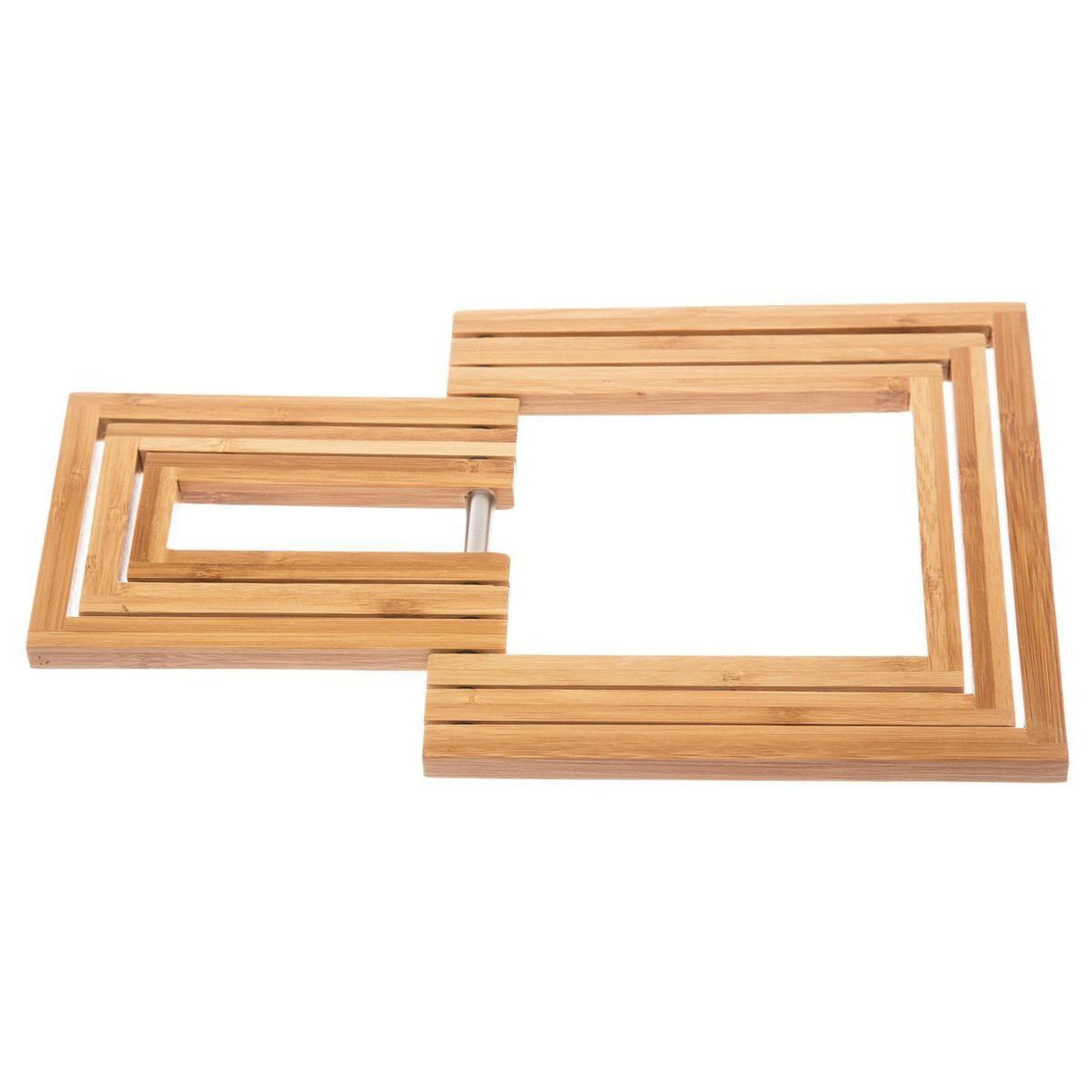 Voir la diapositive 2 : FIVE Dessous de plat extensible  bambou  19cm naturel