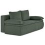 Voir la diapositive 4 : BEST MOBILIER Kurt - canapé 3 places convertible avec coffre en velours texturé