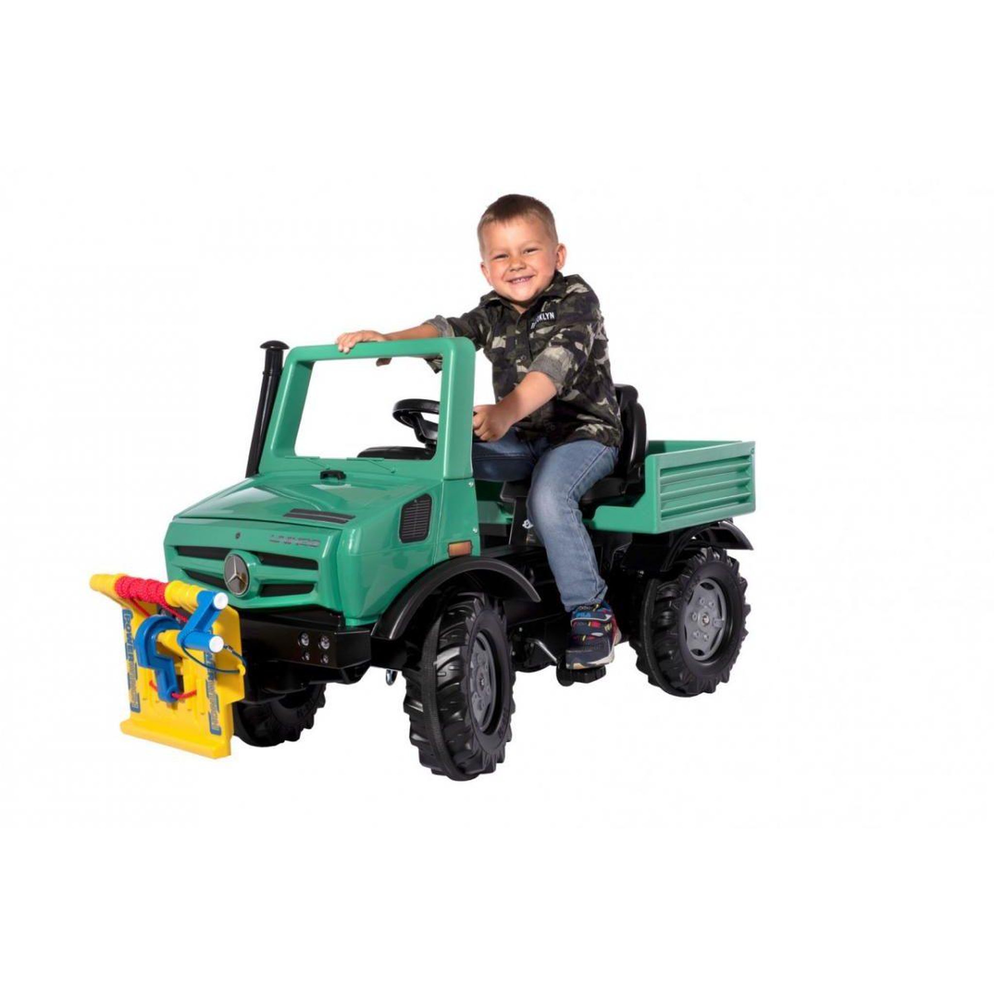 Voir la diapositive 2 : ROLLY TOYS Tracteur a pédales rollyunimog foret