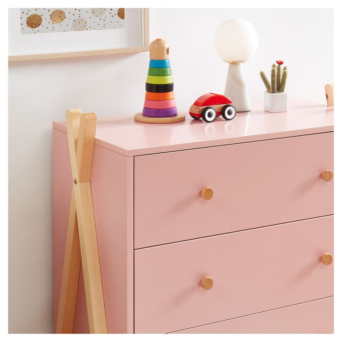 Commode enfant TIPI 3 tiroirs  L81cm AUGUSTIN