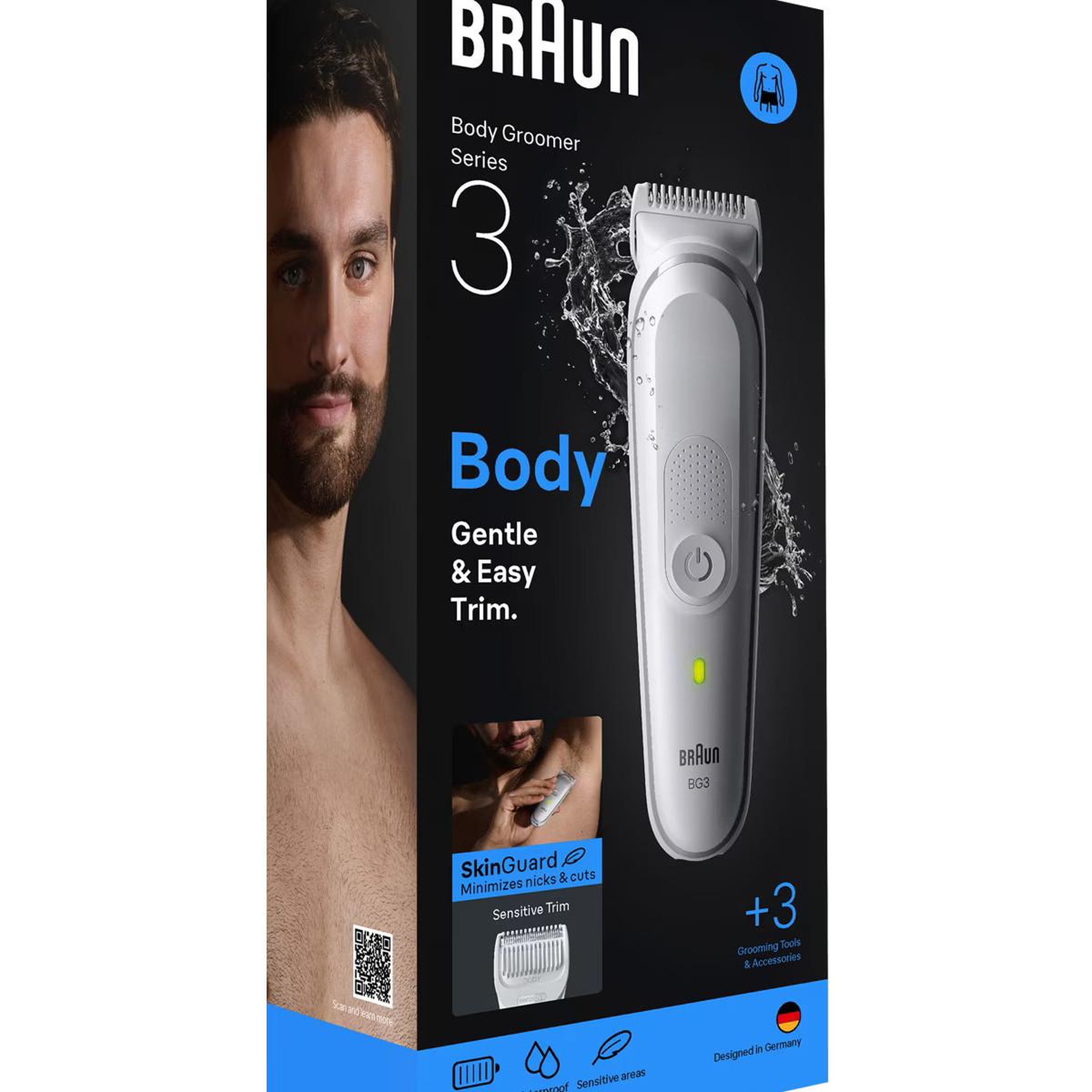Voir la diapositive 3 : BRAUN Tondeuse corps rechargeable - BG3530