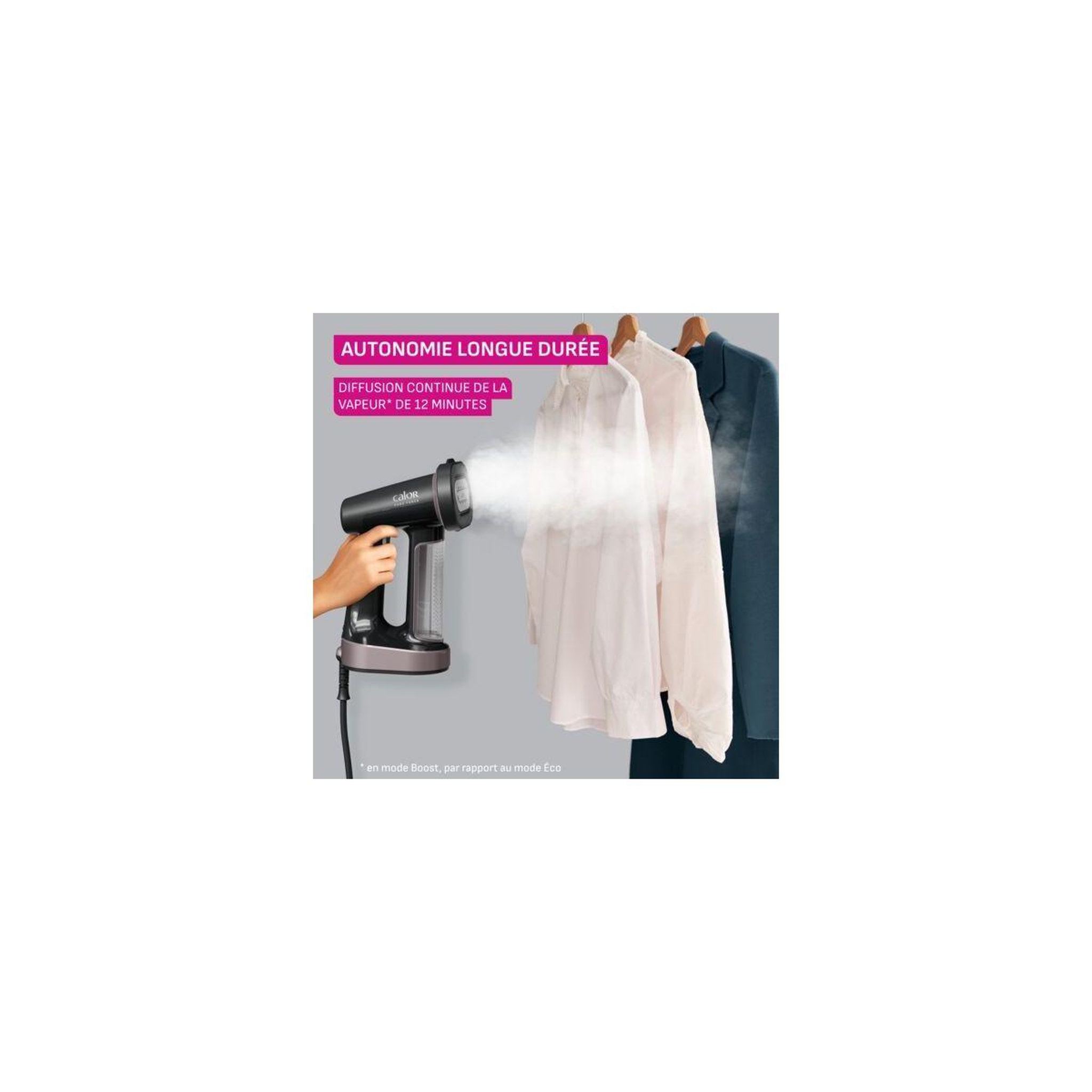 Voir la diapositive 4 : CALOR Défroisseur vapeur dt8765c0 pure force 3 en 1