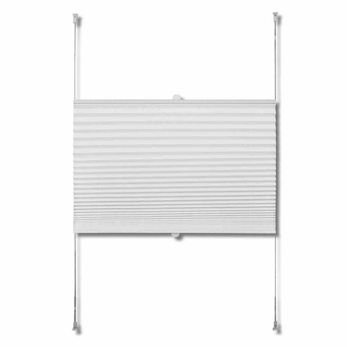 VIDAXL Store plisse 40x150 cm Blanc