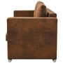 Voir la diapositive 3 : VIDAXL Canape a 2 places 137x73x82 cm Cuir daim artificiel