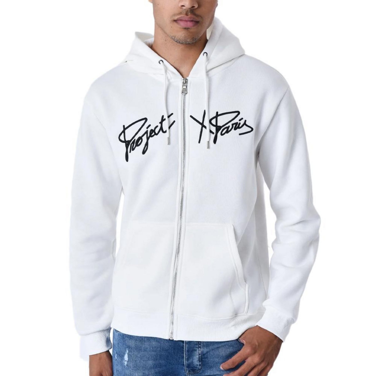 Project X Sweat Zippé  Homme Project X Paris Broderie Origin