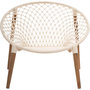 Voir la diapositive 2 : ATMOSPHERA Fauteuil de jardin ethnique en fil Terre Sauvage