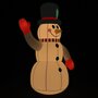 VIDAXL Bonhomme de neige gonflable avec LED 300 cm