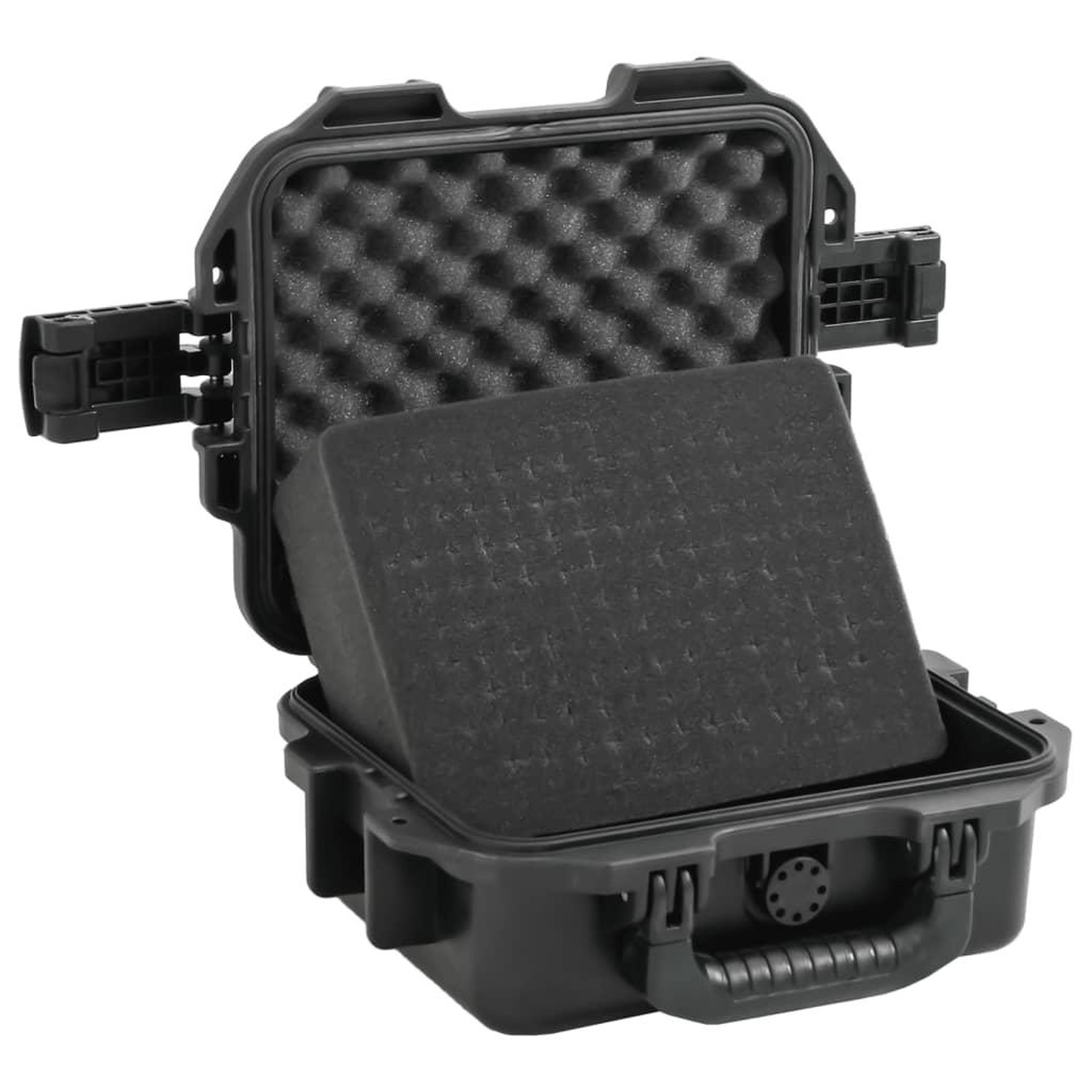 Voir la diapositive 4 : VIDAXL Valise de vol portable Noir 30x24,5x12,5 cm PP