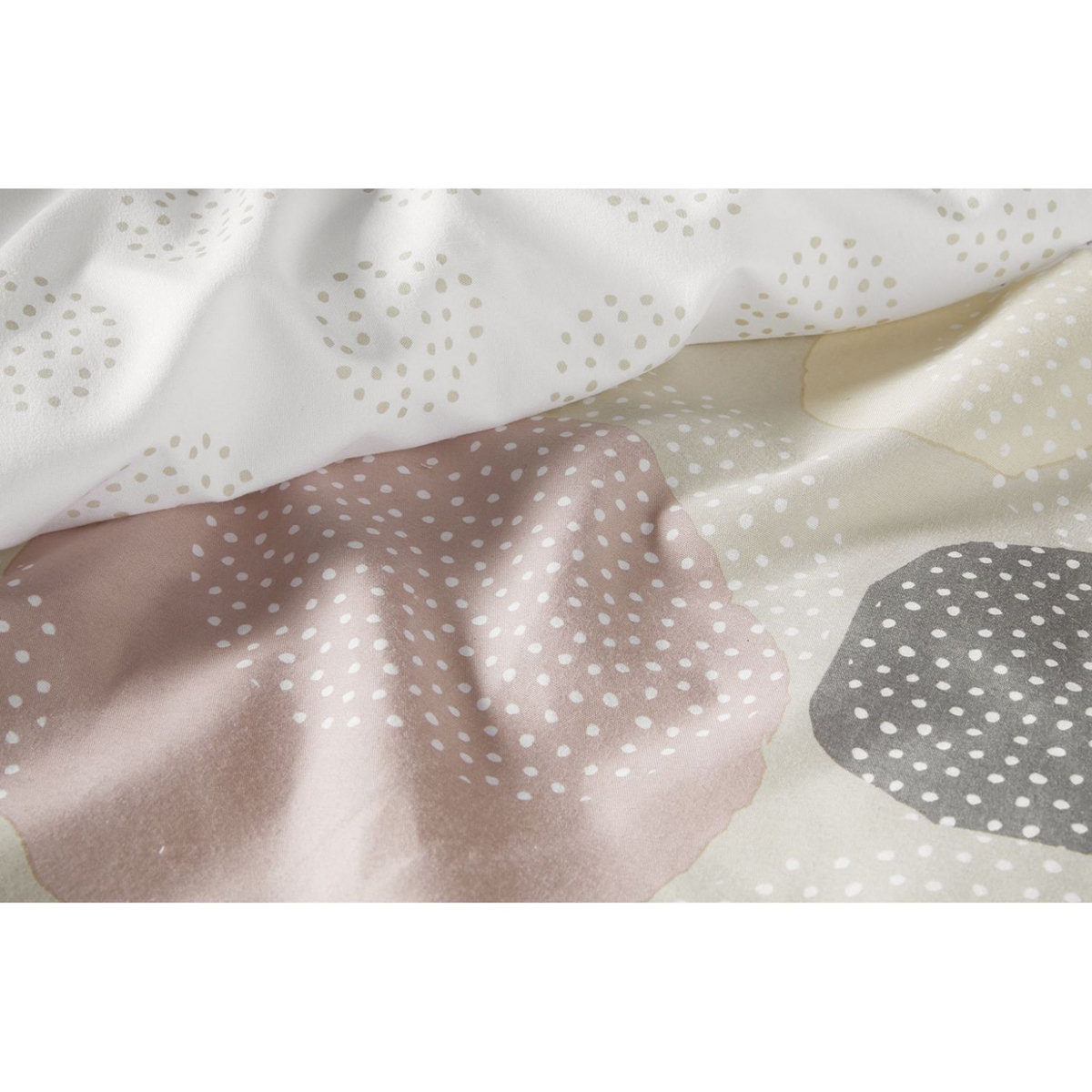 ACTUEL Parure housse de couette en microfibre MOLLY