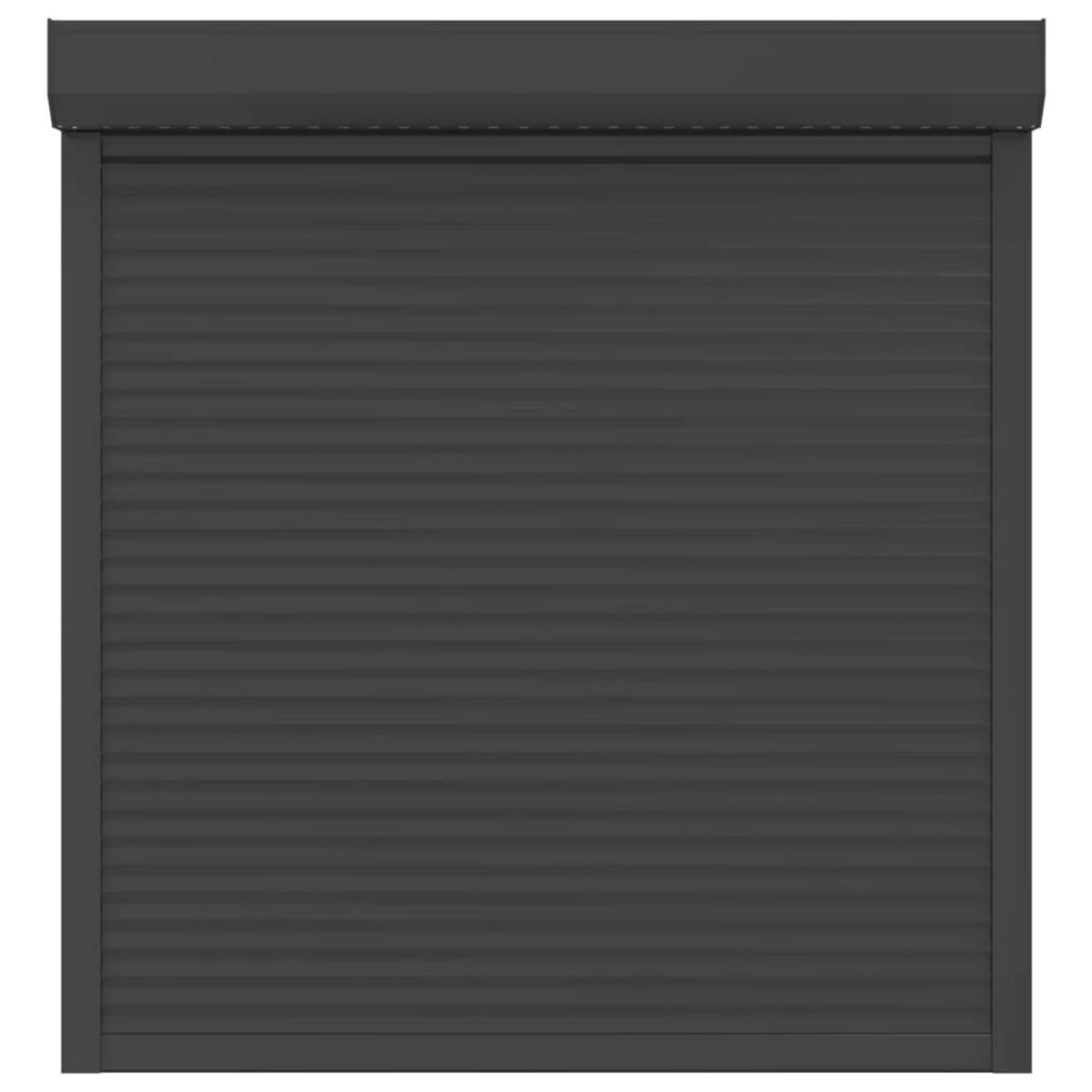 VIDAXL Volet roulant aluminium 130x140 cm anthracite