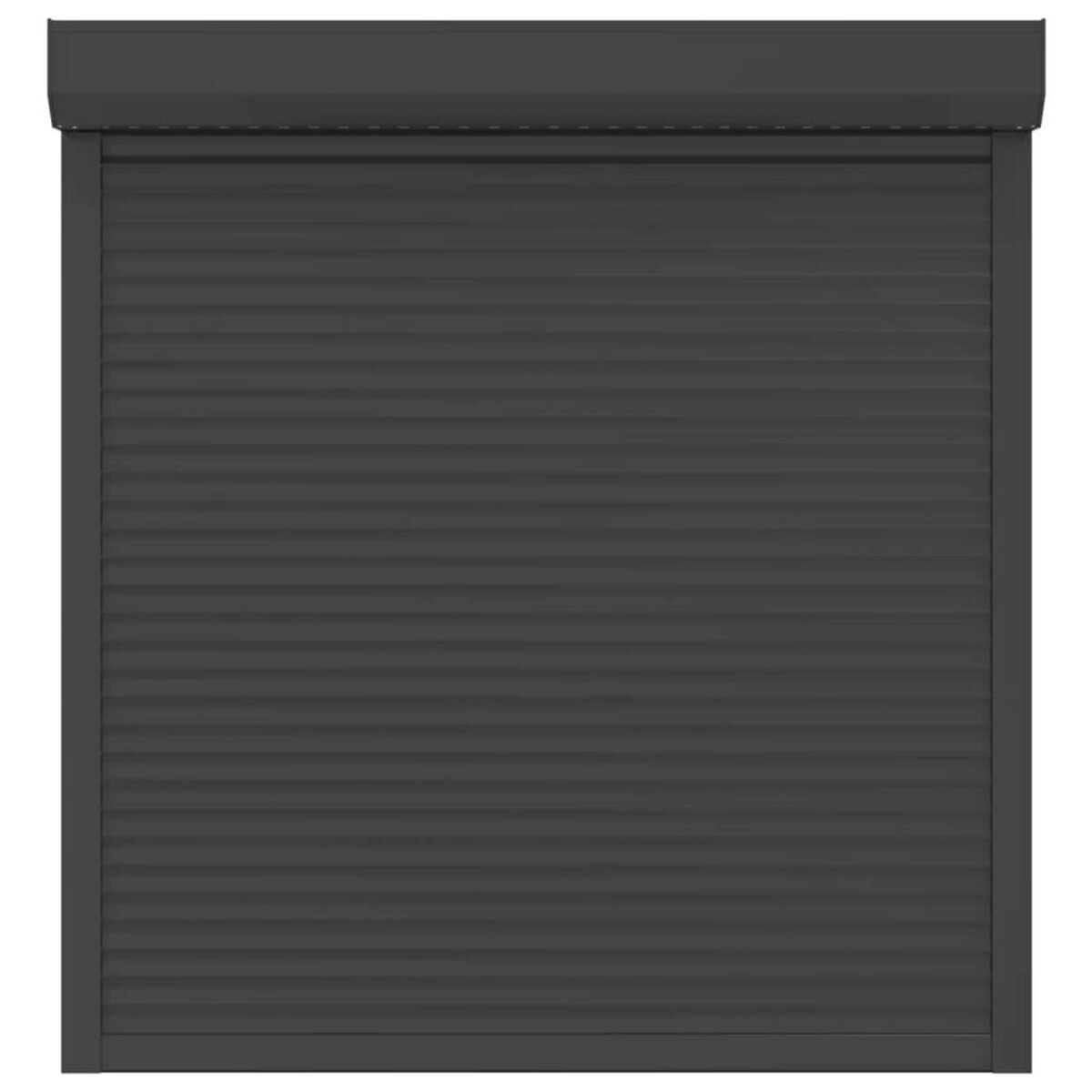 VIDAXL Volet roulant aluminium 130x140 cm anthracite