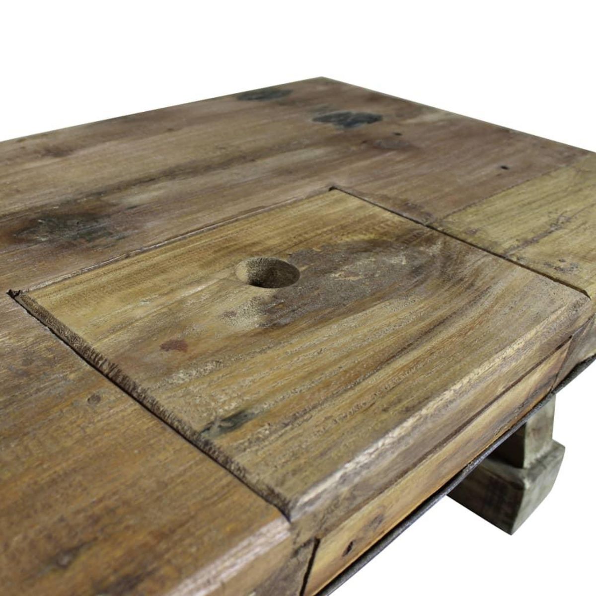 VIDAXL Table basse bois de recuperation melange 90x50x35 cm