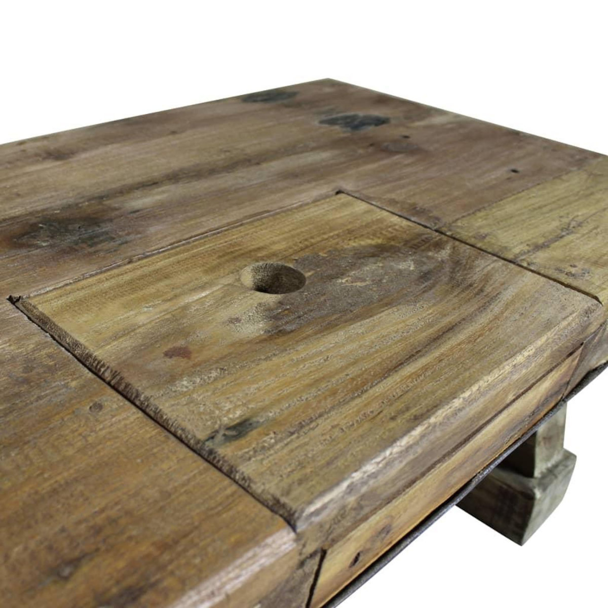 VIDAXL Table basse bois de recuperation melange 90x50x35 cm