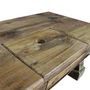 Voir la diapositive 3 : VIDAXL Table basse bois de recuperation melange 90x50x35 cm