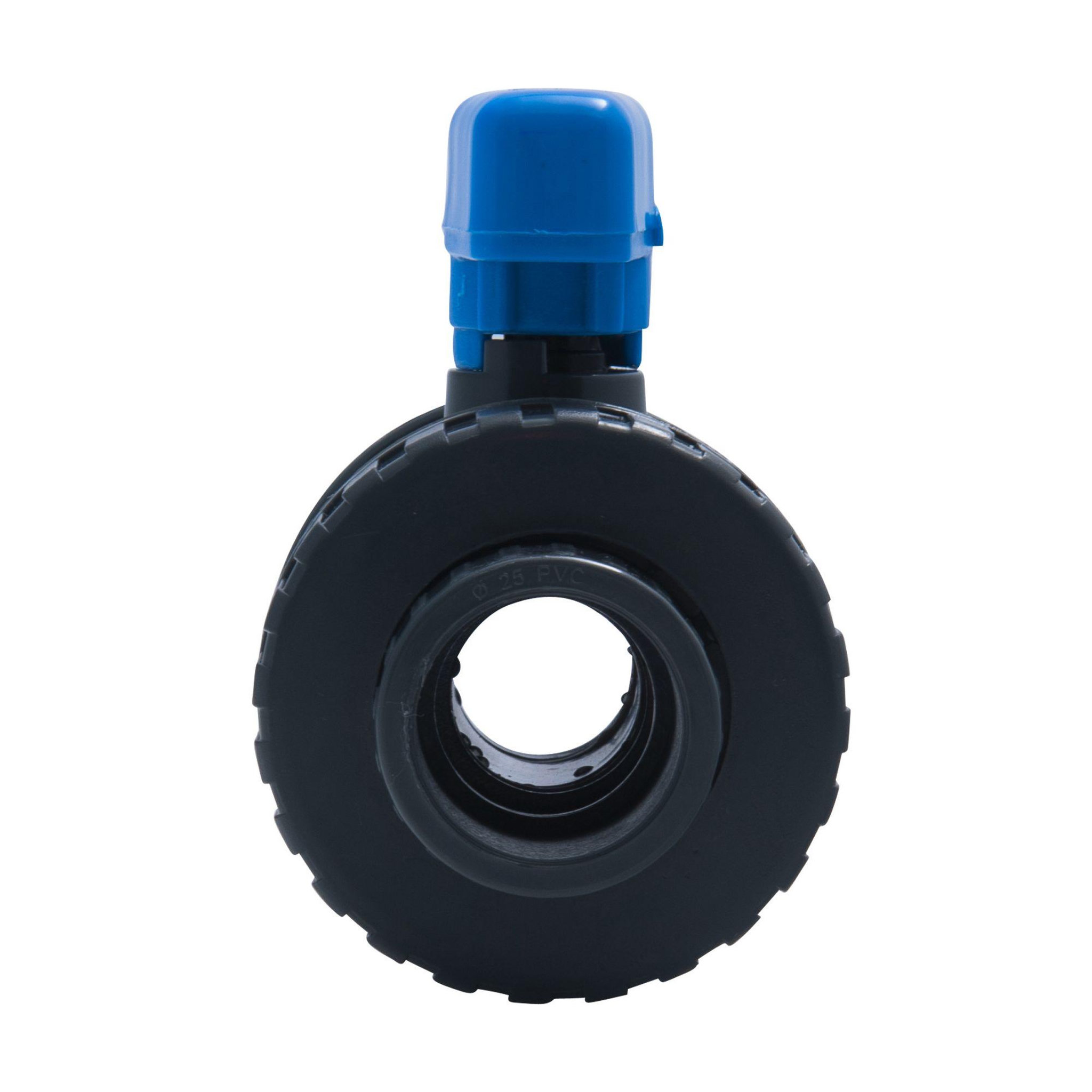 Voir la diapositive 2 : Jardibric Vanne PVC pression F/F ø25 mm PN16 Jardibric