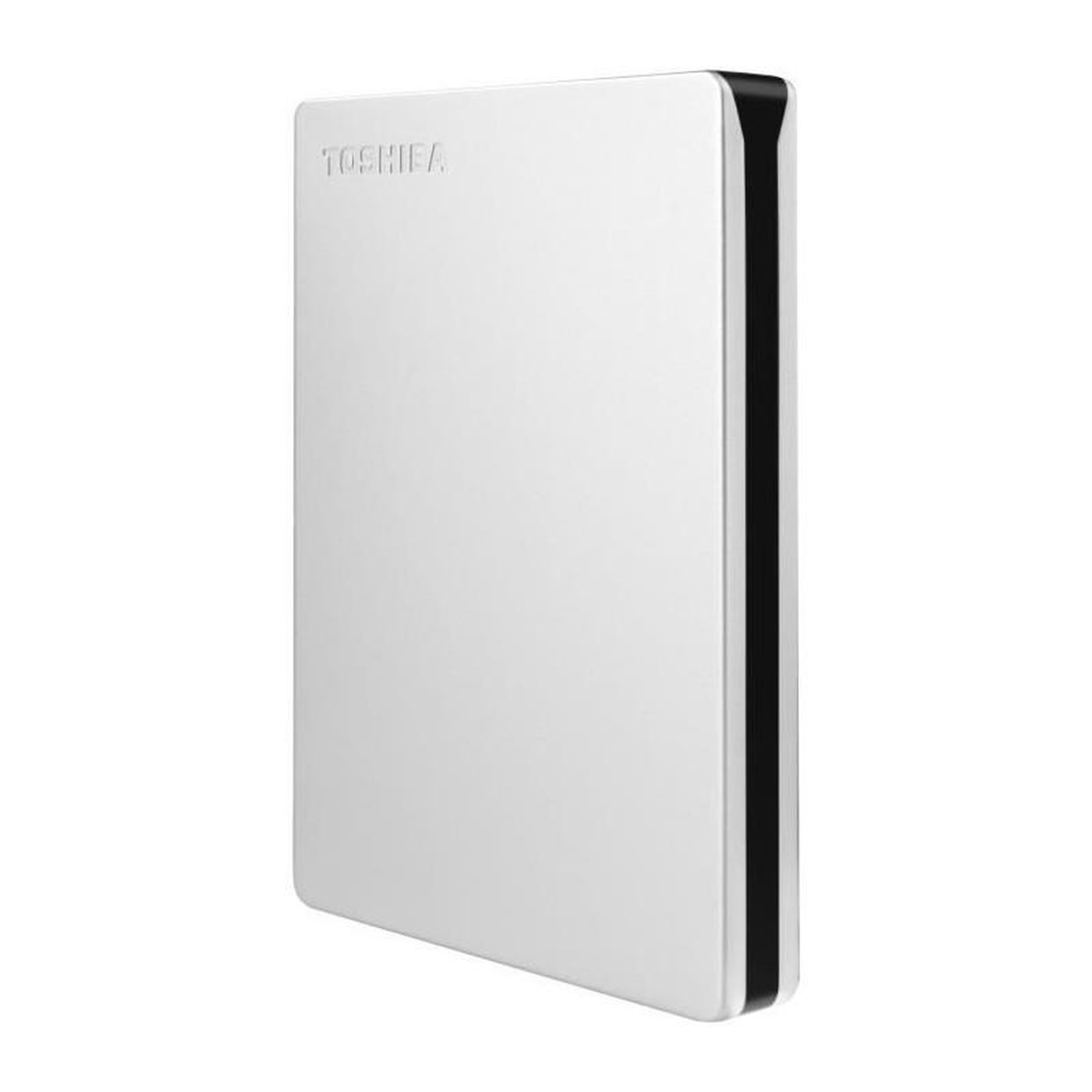 Voir la diapositive 2 : Toshiba Disque dur externe - TOSHIBA - Canvio Slim - 2 To - Argent