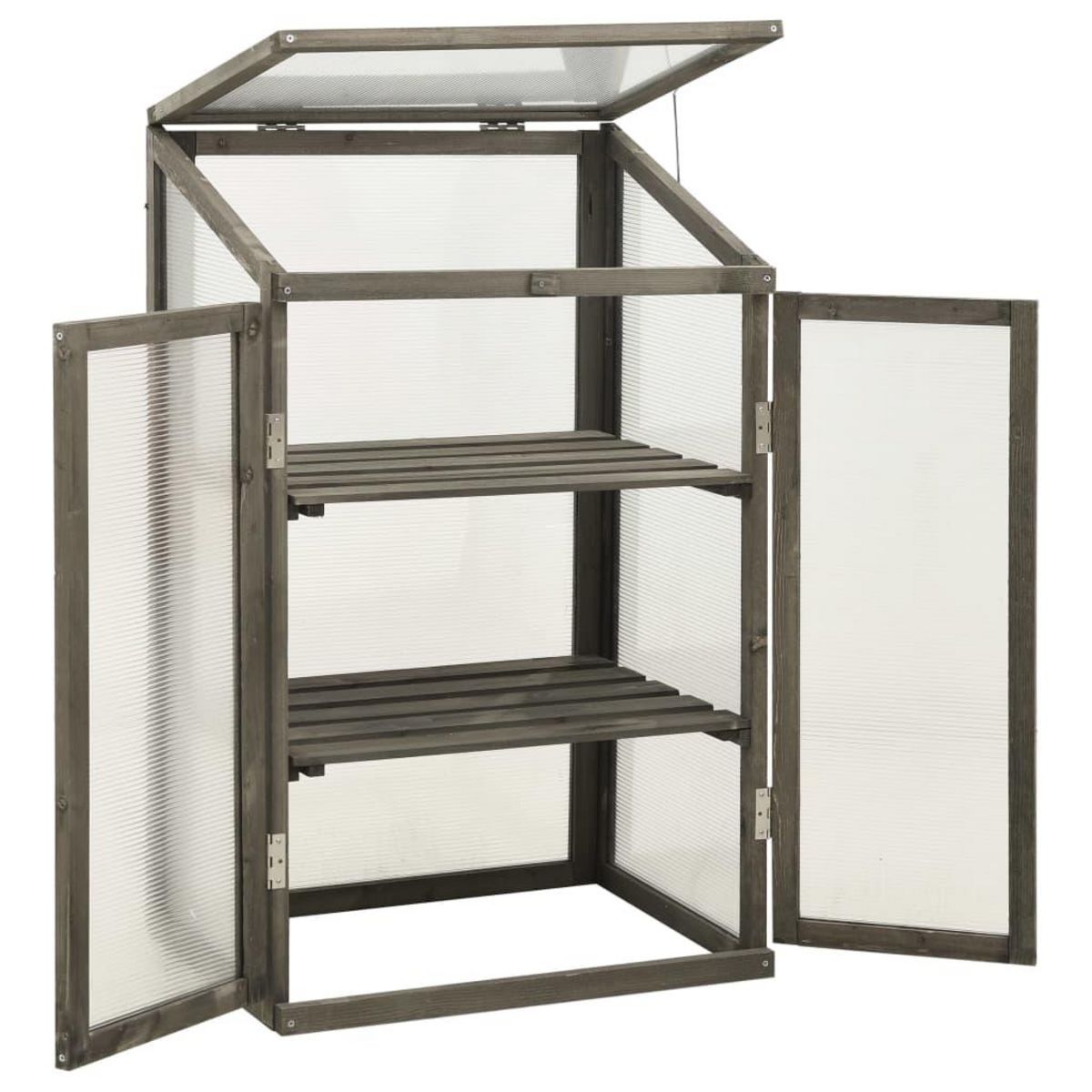 VIDAXL Serre 60x45x100 cm Bois de sapin