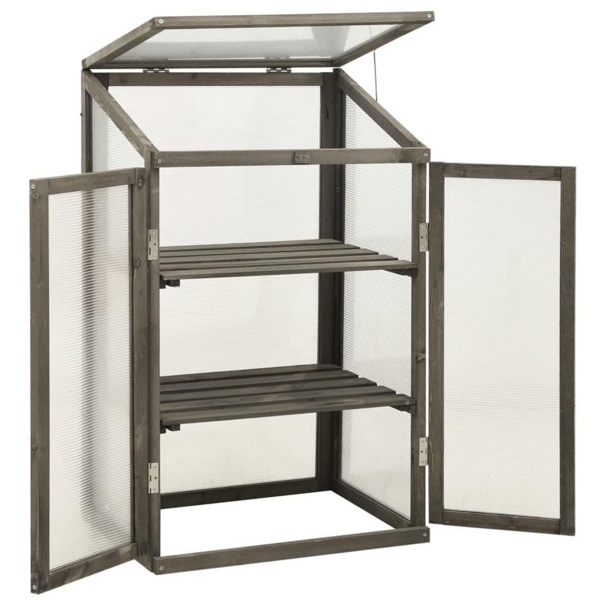 VIDAXL Serre 60x45x100 cm Bois de sapin