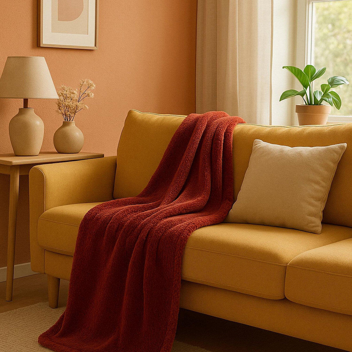 Les Ateliers du Linge Plaid Microflanelle Saya