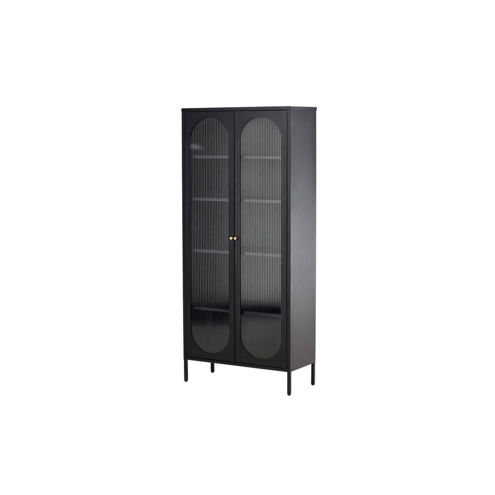 Voir la diapositive 3 : Paris Prix Vitrine design en métal  lima  180cm noir