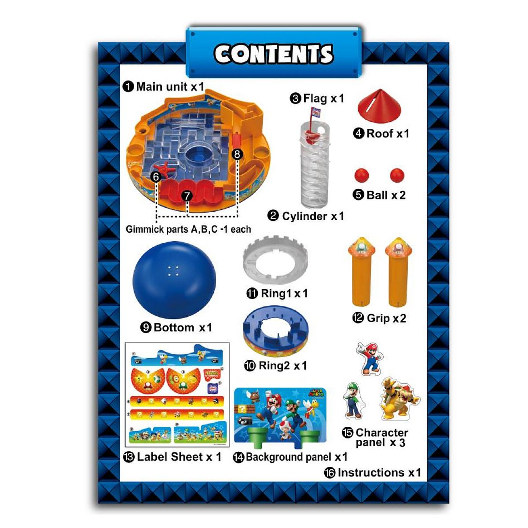 Voir la diapositive 4 : Aquabeads Jeu Super mario castle land