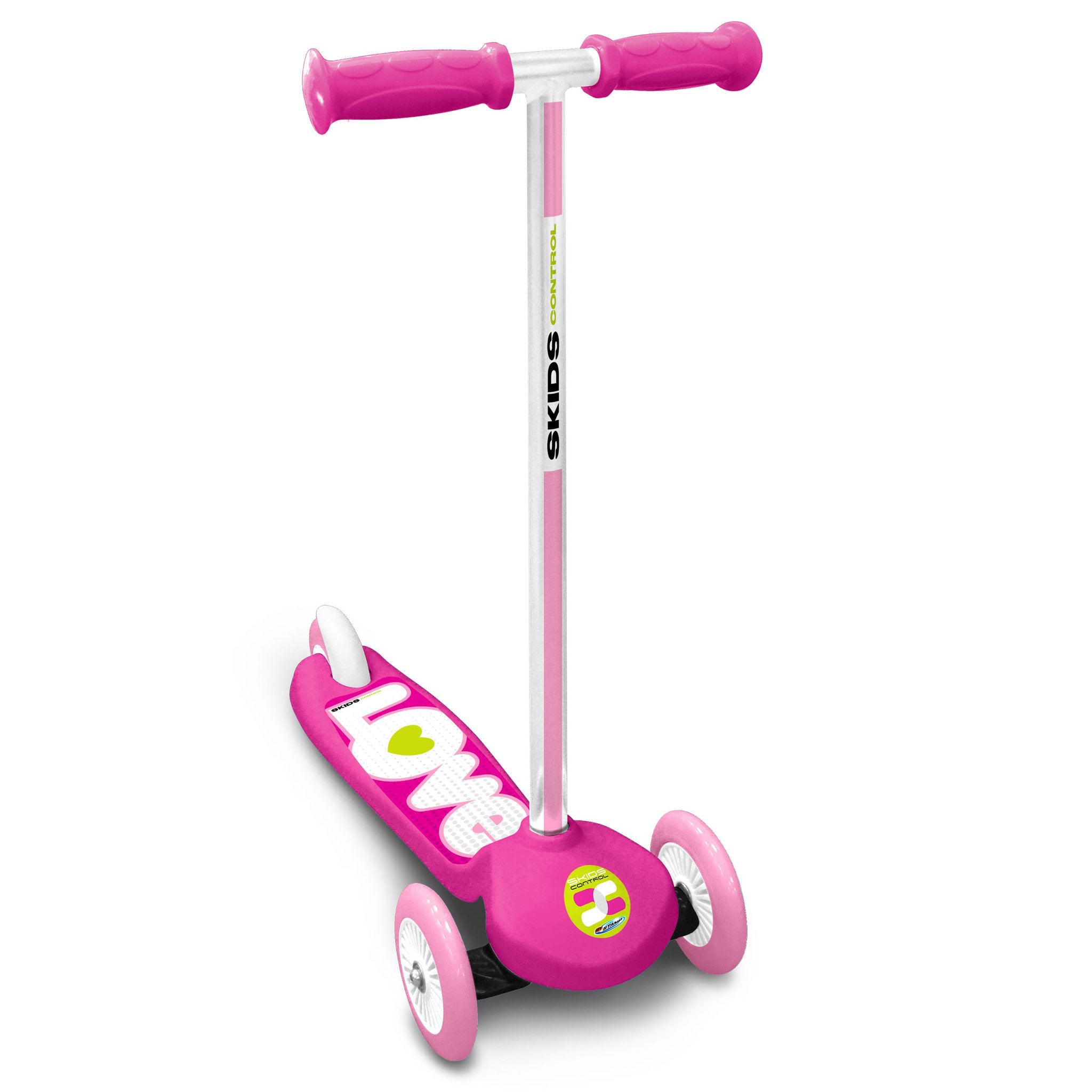 Voir la diapositive 1 : Skids Control Trottinette 3 roues twist and roll  rose- Skids Control