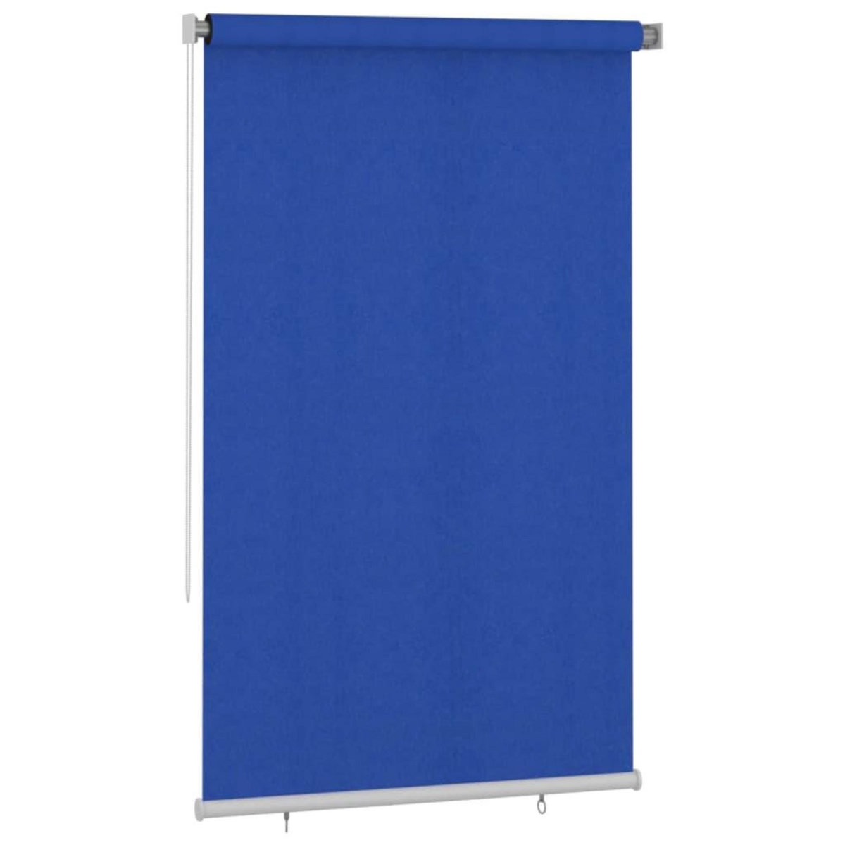 VIDAXL Store roulant d'exterieur 140x230 cm Bleu PEHD