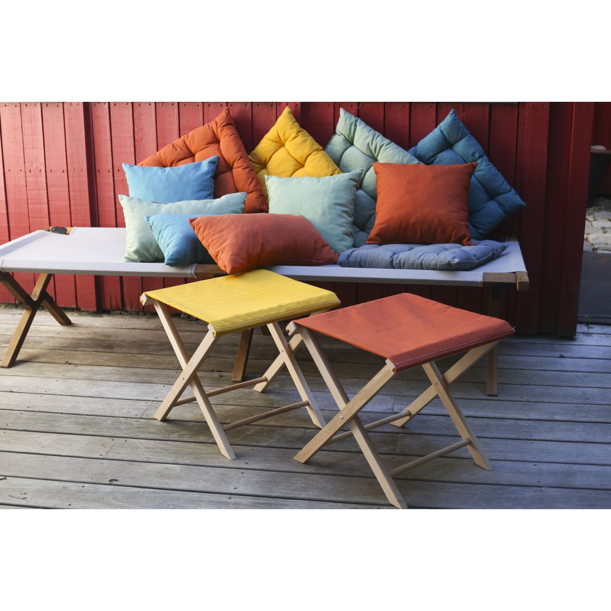 Voir la diapositive 2 : Jardin Privé Coussin assise de jardin 460x460 paprika COLORS