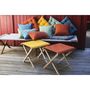 Voir la diapositive 2 : Jardin Privé Coussin assise de jardin 460x460 paprika COLORS