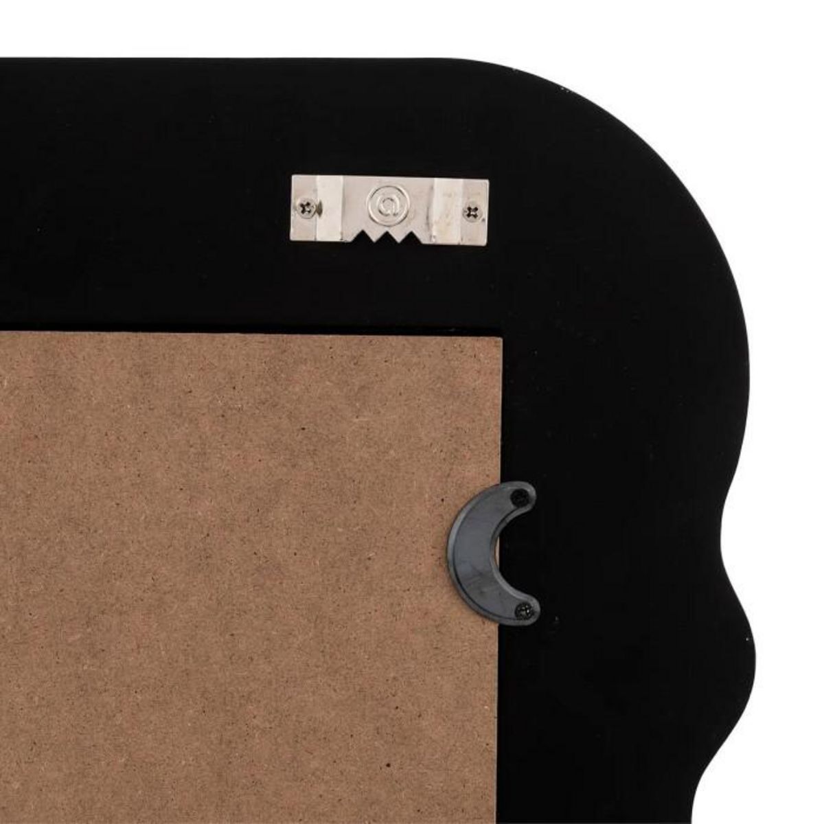 ATMOSPHERA Miroir Mural Biseauté  Kelly  55cm Noir