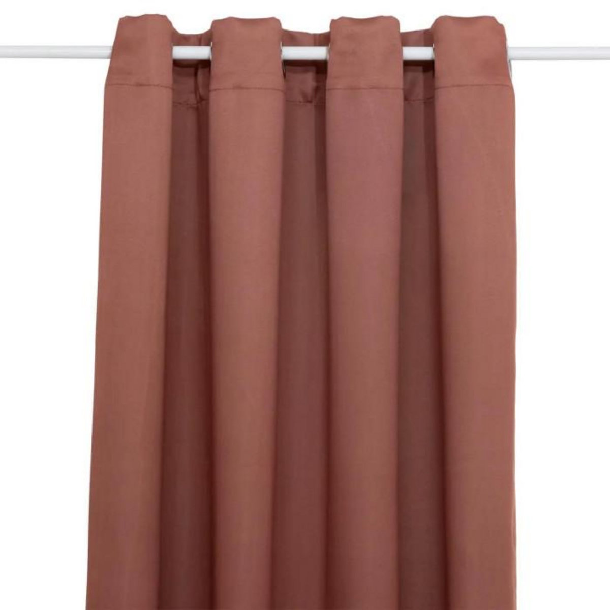 ATMOSPHERA Lot de 2 Rideaux Occultants  Kerry  135x240cm Terracotta