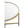 Paris Prix Table d'Appoint Design  Miroir  60cm Or