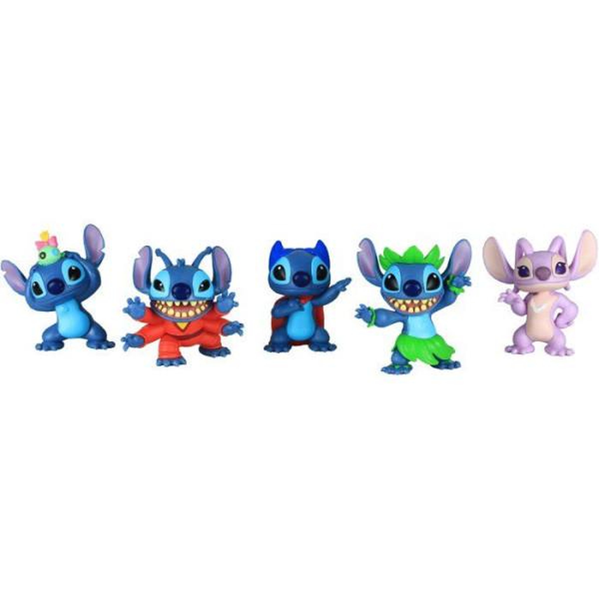 Voir la diapositive 2 : DISNEY Coffret 5 figurines - DISNEY - Stitch - Non articulées - 6 cm - Des 3 ans
