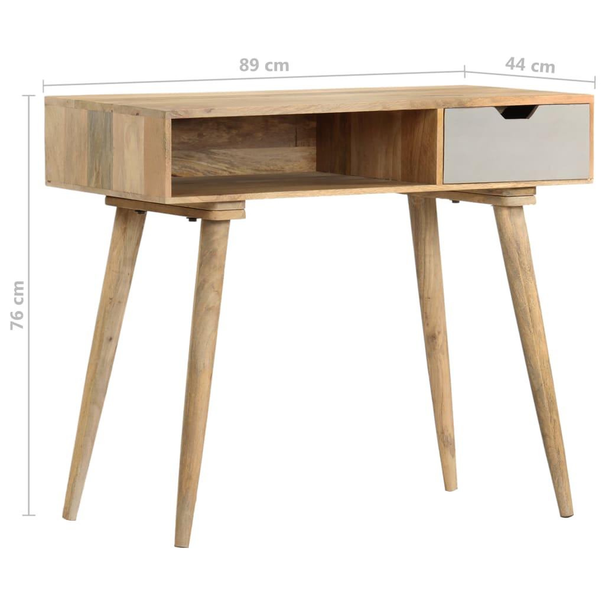 Voir la diapositive 6 : VIDAXL Table console 89x44x76 cm Bois de manguier massif
