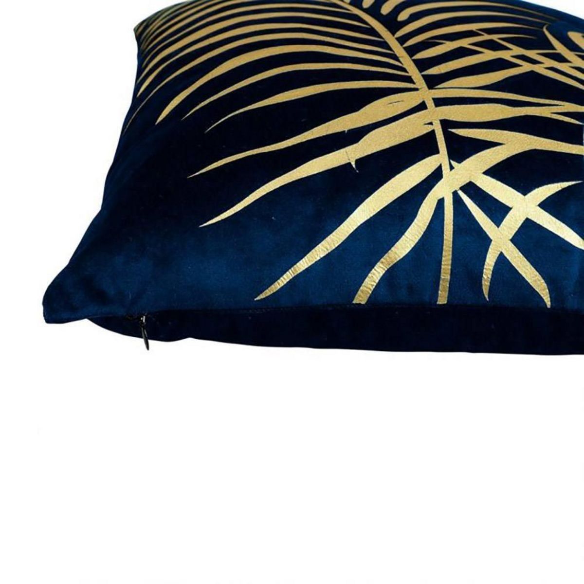 OSTARIA Housse de coussin 40x40 cm Palm marine
